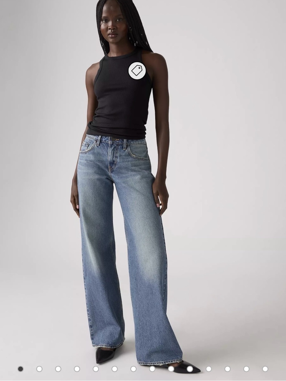 Low loose Women’s Levi’s Jeans - Light Blue